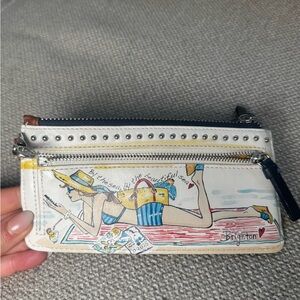 Brighton fashion wallet with watercolor design
